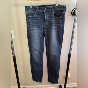 American Eagle Dark Wash Skinny Jean size 12 long